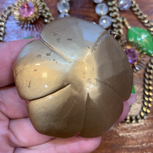 Vintage Betsey Johnson Secret Garden Ladybug Necklace - Picture 5 of 17